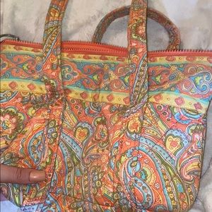 QK purse. Looks like a Vera Bradley